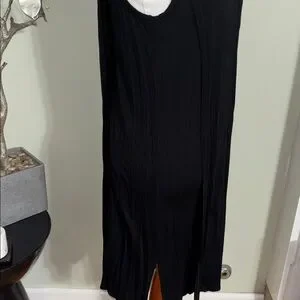 T by Alexander Wang | Dresses | Alexander Wang Black Midi Dress With ...